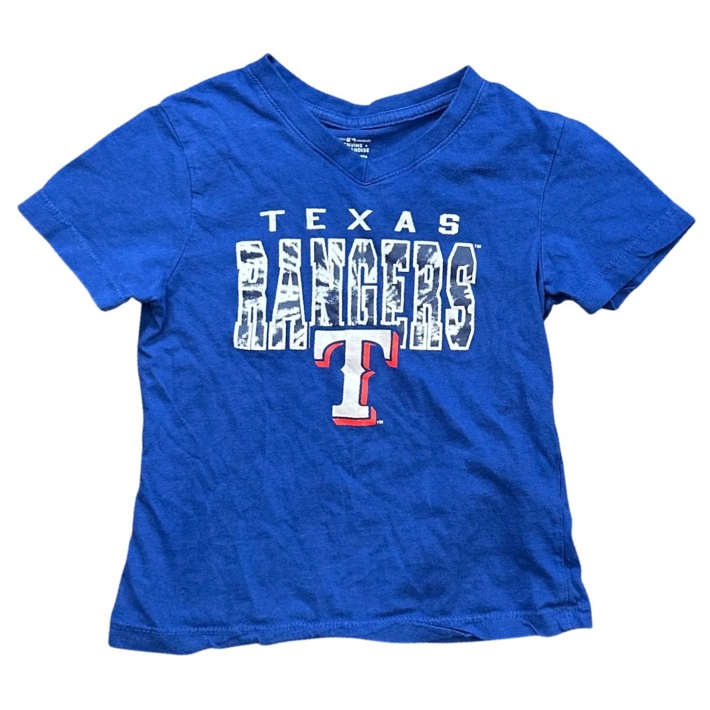 2 Texas Rangers Genuine Merchandise Shirts Youth Small - Picture 2 of 4